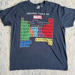 Periodic Table of Marvel T Shirt